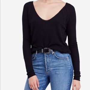 FREE PEOPLE Catalina Long-Sleeve Thermal Top